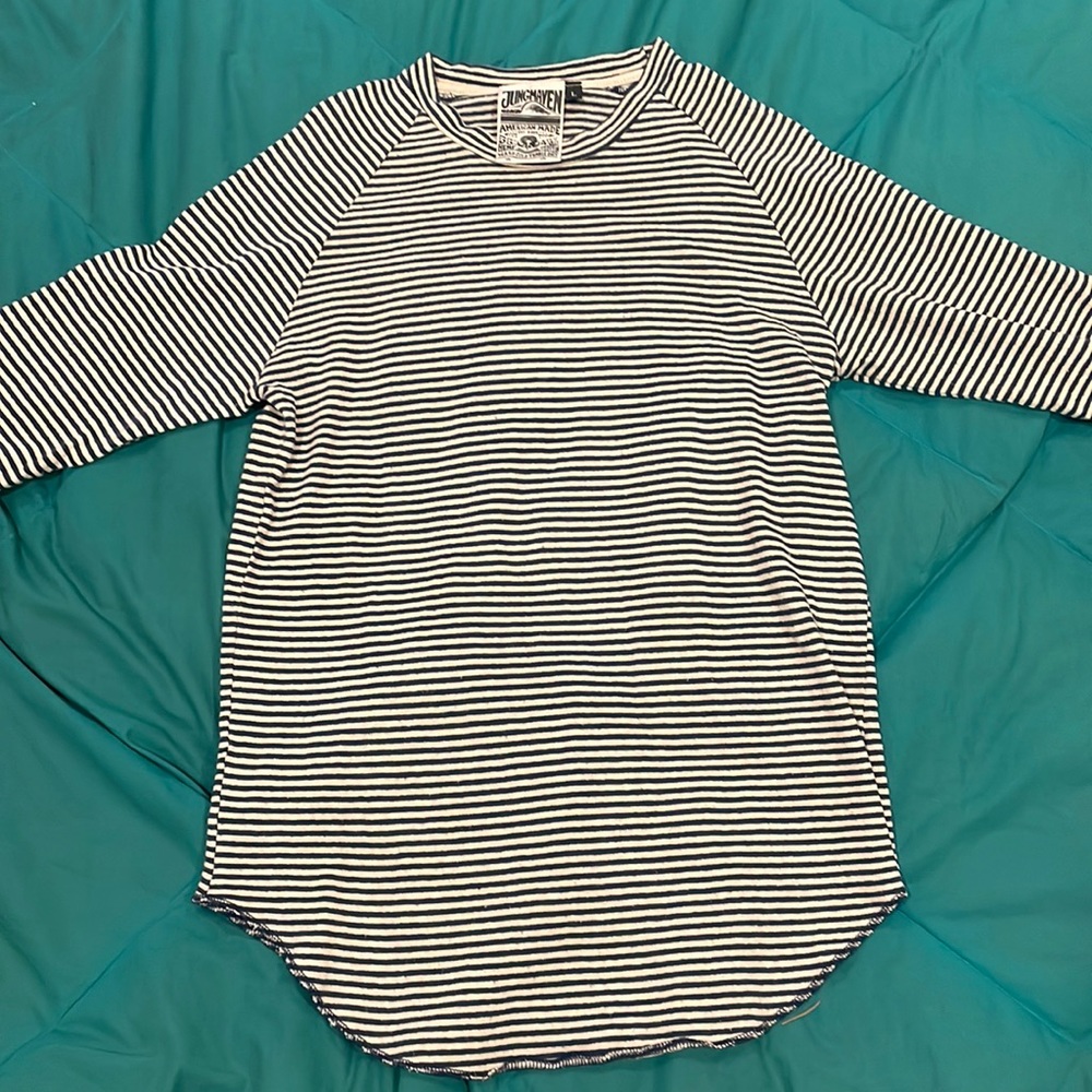 Stripped hemp shirt